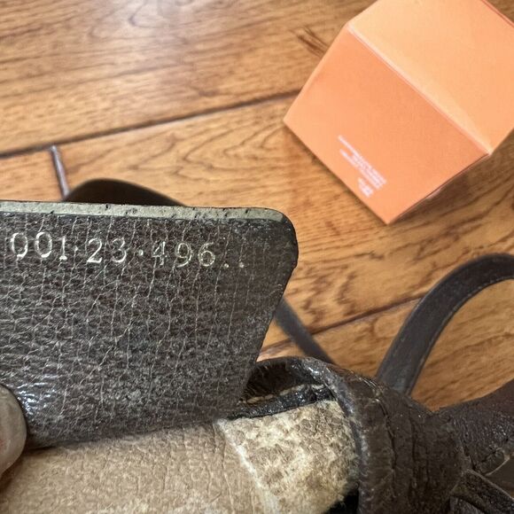 Vtg 1980’s Gucci GG Drawstring Bucket Coated Canvas Crossbody/Shoulder Bag Tan - Picture 9 of 10